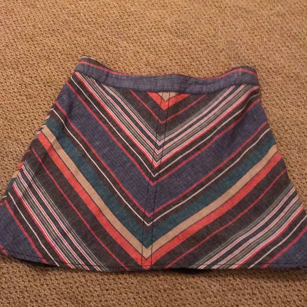 Free people striped skirt